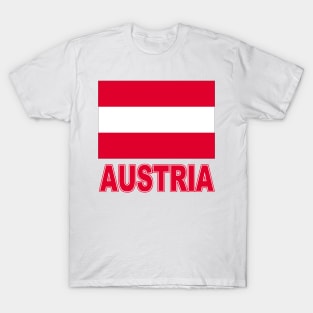 The Pride of Austria - Austrian Flag Design T-Shirt